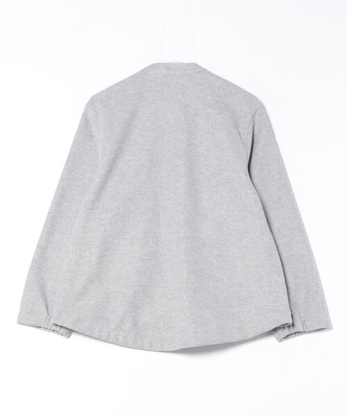 Arnold Palmer（アーノルドパーマー）の「ウールライクメルトン コクーンジャケット（ノーカラージャケット・レディース・ブラック・S/M）」の2枚目の写真