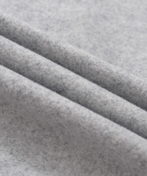 Arnold Palmer（アーノルドパーマー）の「ウールライクメルトン コクーンジャケット（ノーカラージャケット・レディース・ブラック/アイボリー/杢グレー・S/M/L）」の21枚目の写真