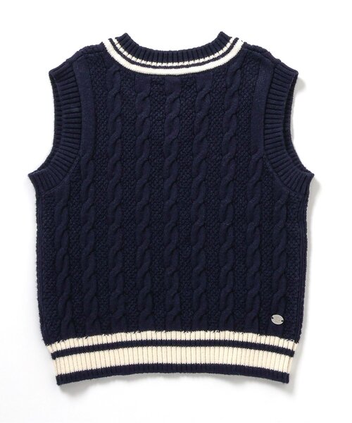 BREEZE（ブリーズ）の「【洗える】フォーマルニットベスト（ニット/セーター・キッズ・アイボリー/ネイビー・90/100/110/120/130）」の9枚目の写真