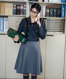 NON TOKYO（ノントーキョー）の「2WAY SHOULDER GIMMICK PLEATS SKIRT（スカート）」