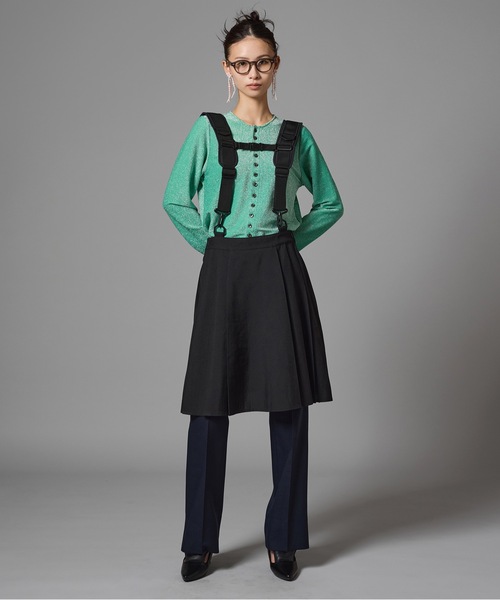 NON TOKYO(ノントーキョー)の「2WAY SHOULDER GIMMICK PLEATS SKIRT(スカート・レディース・ピンク/ブラック/グレー・FREE)」の12枚目の写真