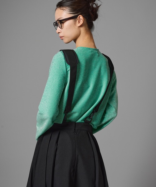 NON TOKYO(ノントーキョー)の「2WAY SHOULDER GIMMICK PLEATS SKIRT(スカート・レディース・ピンク/ブラック/グレー・FREE)」の9枚目の写真