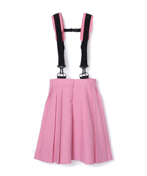 NON TOKYO(ノントーキョー)の「2WAY SHOULDER GIMMICK PLEATS SKIRT(スカート・レディース・ピンク/ブラック/グレー・FREE)」の4枚目の写真