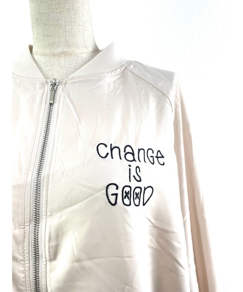 WORLD WIDE LOVE!（ワールドワイドラブ）の「CHANGE IS GOODブルゾン（ブルゾン・レディース・ブラック/スミクロ・1）」の5枚目の写真