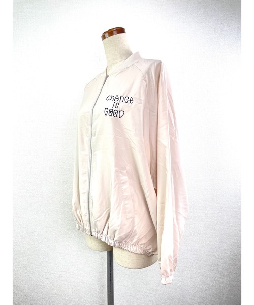 WORLD WIDE LOVE!（ワールドワイドラブ）の「CHANGE IS GOODブルゾン（ブルゾン・レディース・ブラック/スミクロ・1）」の3枚目の写真
