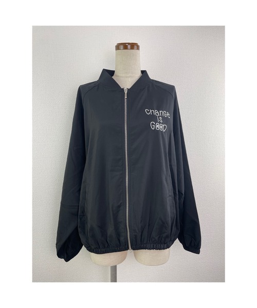WORLD WIDE LOVE!（ワールドワイドラブ）の「CHANGE IS GOODブルゾン（ブルゾン・レディース・ブラック/スミクロ・1）」の7枚目の写真