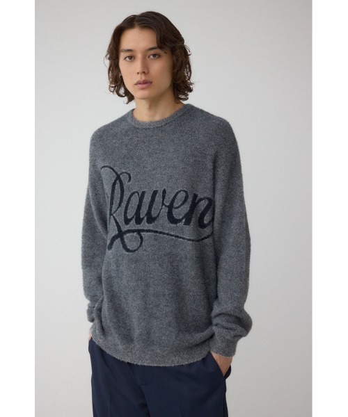 AZUL by moussy（アズールバイマウジー）の「シャギーロゴニット（ニット/セーター・メンズ・ブラウン系その他/ピンク系その他/ブラック系その他/ブルー系その他・FREE）」の6枚目の写真