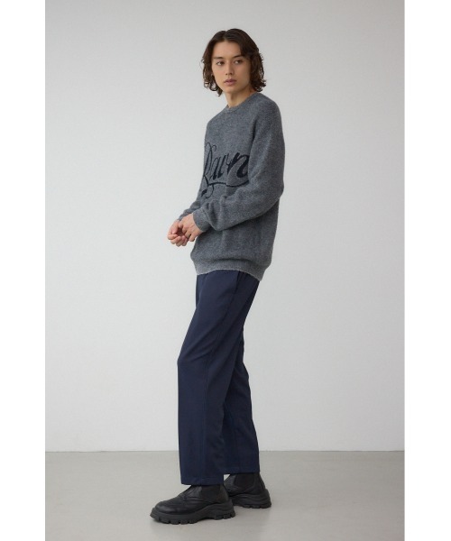 AZUL by moussy（アズールバイマウジー）の「シャギーロゴニット（ニット/セーター・メンズ・ブラウン系その他/ピンク系その他/ブラック系その他/ブルー系その他・FREE）」の7枚目の写真