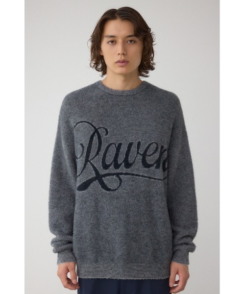 AZUL by moussy（アズールバイマウジー）の「シャギーロゴニット（ニット/セーター・メンズ・ブラウン系その他/ピンク系その他/ブラック系その他/ブルー系その他・FREE）」の8枚目の写真