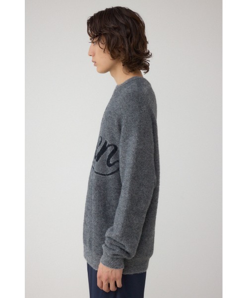 AZUL by moussy（アズールバイマウジー）の「シャギーロゴニット（ニット/セーター・メンズ・ブラウン系その他/ピンク系その他/ブラック系その他/ブルー系その他・FREE）」の9枚目の写真