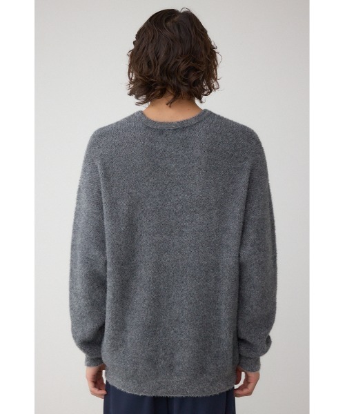 AZUL by moussy（アズールバイマウジー）の「シャギーロゴニット（ニット/セーター・メンズ・ブラウン系その他/ピンク系その他/ブラック系その他/ブルー系その他・FREE）」の10枚目の写真