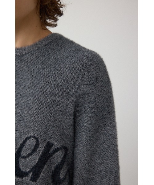 AZUL by moussy（アズールバイマウジー）の「シャギーロゴニット（ニット/セーター・メンズ・ブラウン系その他/ピンク系その他/ブラック系その他/ブルー系その他・FREE）」の13枚目の写真