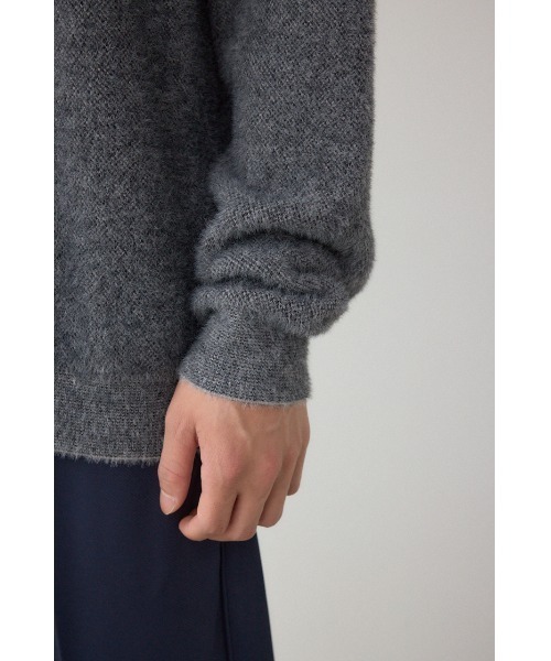 AZUL by moussy（アズールバイマウジー）の「シャギーロゴニット（ニット/セーター・メンズ・ブラウン系その他/ピンク系その他/ブラック系その他/ブルー系その他・FREE）」の14枚目の写真