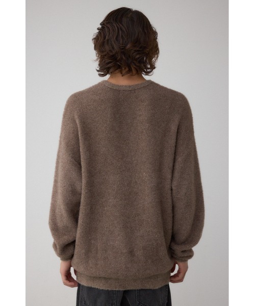 AZUL by moussy（アズールバイマウジー）の「シャギーロゴニット（ニット/セーター・メンズ・ブラウン系その他/ピンク系その他/ブラック系その他/ブルー系その他・FREE）」の21枚目の写真