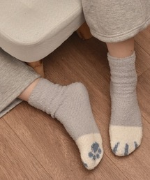 VIBGYOR Women | 【float】ふわふわ モコモコ ネコ柄 パステル カラー デザイン ルームソックス【12色展開】(ソックス/靴下)