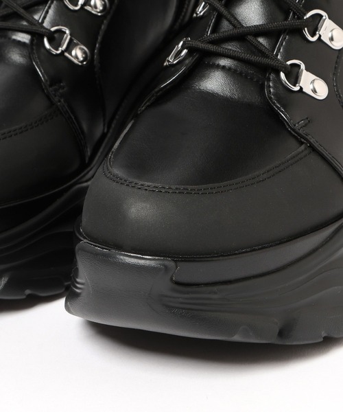 HARE(ハレ)の「モードマウンテンブーツ(HARE)(ブーツ・レディース・ブラック/シルバー/ブラック系その他・MEDIUM/LARGE)」の22枚目の写真
