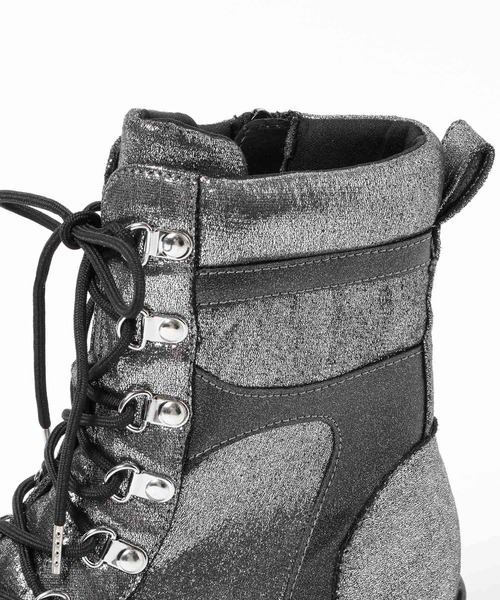 HARE（ハレ）の「モードマウンテンブーツ(HARE)（ブーツ・レディース・ブラック/シルバー・MEDIUM/LARGE）」の11枚目の写真