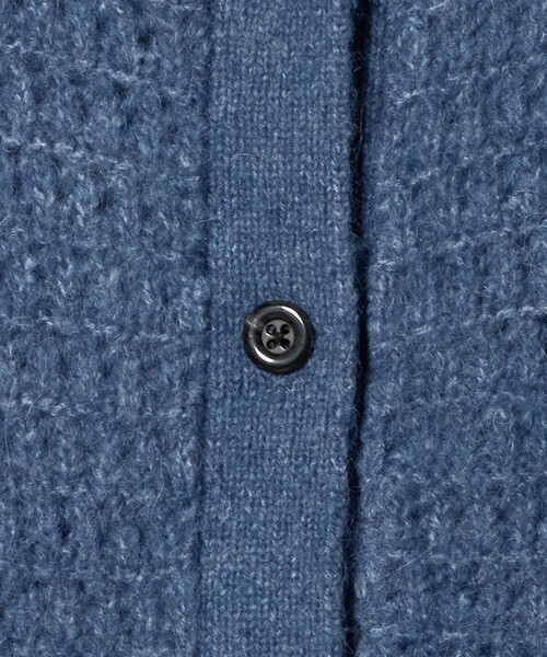 A DAY IN THE LIFE UNITED ARROWS(アデイインザライフユナイテッドアローズ)の「クロップド ポロカーディガン <A DAY IN THE LIFE>(カーディガン/ボレロ・レディース・ナチュラル/グレー系/コバルトブルー・FREE)」の13枚目の写真