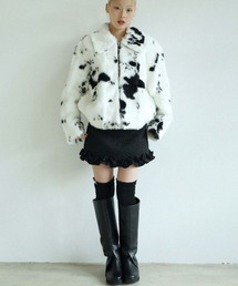 UGLY SHADOW（アグリーシャドウ）の「【Uglyshadow】MILK COW FUR JACKET / 【アグリーシャドウ】ミルクカウファージャケット（ブルゾン）」