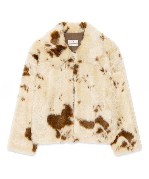 UGLY SHADOW(アグリーシャドウ)の「【Uglyshadow】MILK COW FUR JACKET / 【アグリーシャドウ】ミルクカウファージャケット(ブルゾン・レディース・ホワイト/アイボリー・ONE SIZE)」の22枚目の写真
