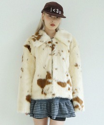UGLY SHADOW（アグリーシャドウ）の「【Uglyshadow】MILK COW FUR JACKET / 【アグリーシャドウ】ミルクカウファージャケット（ブルゾン）」