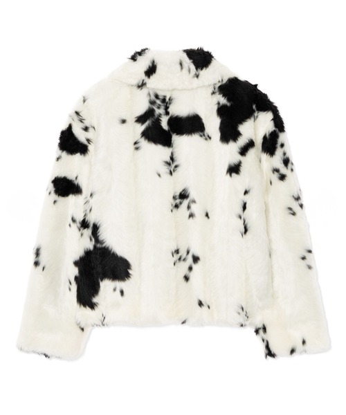 UGLY SHADOW(アグリーシャドウ)の「【Uglyshadow】MILK COW FUR JACKET / 【アグリーシャドウ】ミルクカウファージャケット(ブルゾン・レディース・ホワイト/アイボリー・ONE SIZE)」の11枚目の写真