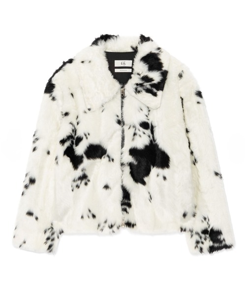 UGLY SHADOW(アグリーシャドウ)の「【Uglyshadow】MILK COW FUR JACKET / 【アグリーシャドウ】ミルクカウファージャケット(ブルゾン・レディース・ホワイト/アイボリー・ONE SIZE)」の10枚目の写真