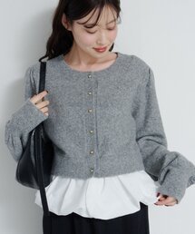 2WAYバルーンニットカーディガン