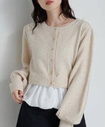 Kastane（カスタネ）の「2WAYバルーンニットカーディガン（カーディガン/ボレロ・レディース）」
