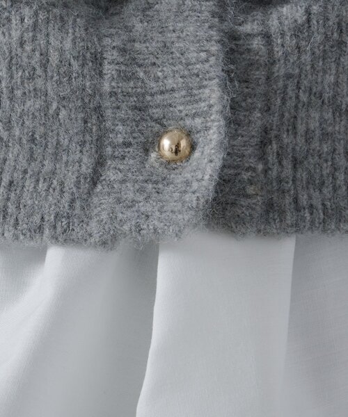 Kastane（カスタネ）の「*2WAYバルーンニットカーディガン（カーディガン/ボレロ・レディース・グレー/アイボリー/ブラック・FREE）」の10枚目の写真