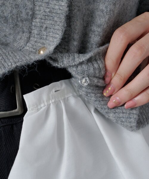 Kastane（カスタネ）の「*2WAYバルーンニットカーディガン（カーディガン/ボレロ・レディース・グレー/アイボリー/ブラック・FREE）」の17枚目の写真