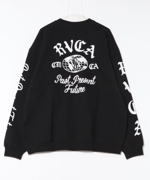 RVCA(ルーカ)の「RVCA VA WORLD WIDE CR(スウェット・メンズ・ホワイト系2/ブラック/チャコール・M/L)」の5枚目の写真