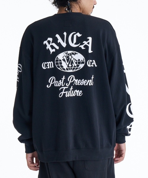 RVCA(ルーカ)の「RVCA VA WORLD WIDE CR(スウェット・メンズ・ホワイト系2/ブラック/チャコール・M/L)」の10枚目の写真
