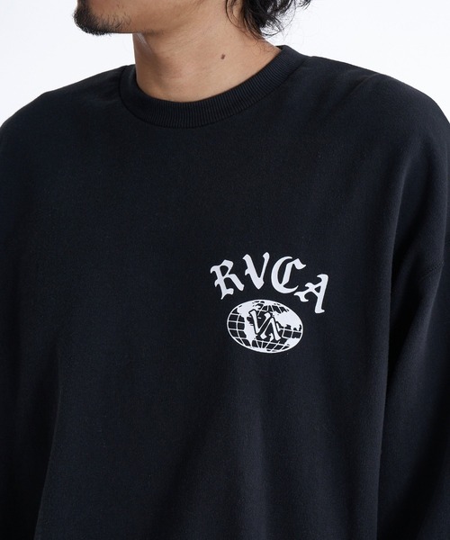 RVCA(ルーカ)の「RVCA VA WORLD WIDE CR(スウェット・メンズ・ホワイト系2/ブラック/チャコール・M/L)」の13枚目の写真