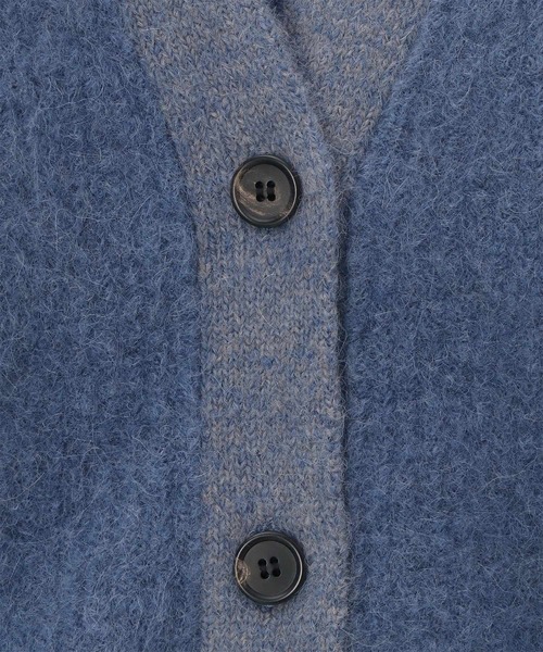 ウィメンズ シャギーニット カーディガン / 255250 KN176