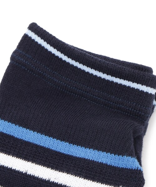 adabat（アダバット）の「5本指ボーダーショートソックス（ソックス/靴下・レディース・ホワイト系3/ブラック系2/ネイビー系2・00）」の8枚目の写真