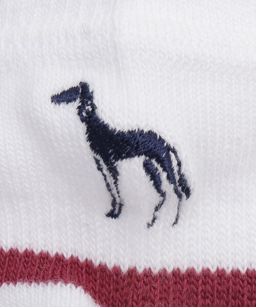 adabat（アダバット）の「5本指ボーダーショートソックス（ソックス/靴下・レディース・ホワイト系3/ブラック系2/ネイビー系2・00）」の11枚目の写真