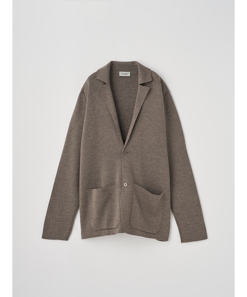 JOHN SMEDLEY（ジョンスメドレー）の「ラペルカラー 長袖ポケット付ニットジャケット（ニット/セーター・メンズ・ブラウン系その他/チャコールグレー/ブラック/ダークネイビー/グリーン・S/L/M）」の3枚目の写真