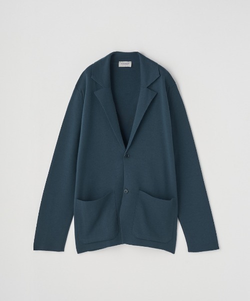 JOHN SMEDLEY（ジョンスメドレー）の「ラペルカラー 長袖ポケット付ニットジャケット（ニット/セーター・メンズ・ブラウン系その他/チャコールグレー/ブラック/ダークネイビー/グリーン・S/L/M）」の4枚目の写真