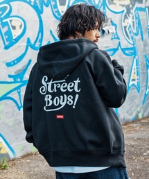 【Leyline】Street boys zip parka