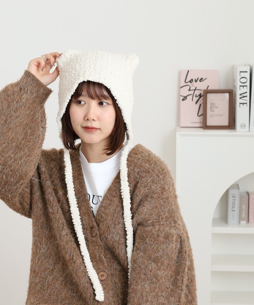 セール】fabulous 猫耳ニット帽（ニットキャップ/ビーニー）｜Fabulous