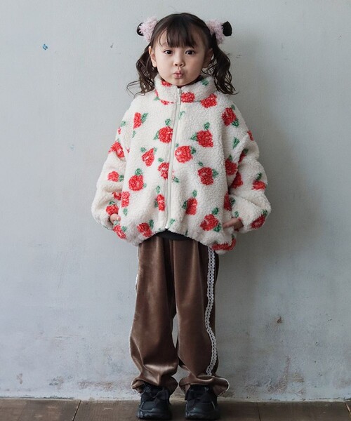 aBity select./アビティセレクト】花柄ボアジャケット（その他アウター