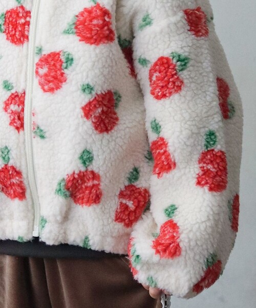 aBity select./アビティセレクト】花柄ボアジャケット（その他アウター