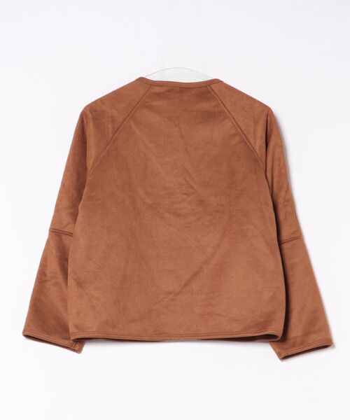 Ritzy（リッツィー）の「ラグジュアリー スエード × フリース ブルゾン（ムートンコート・レディース・キャメル・M/L）」の4枚目の写真