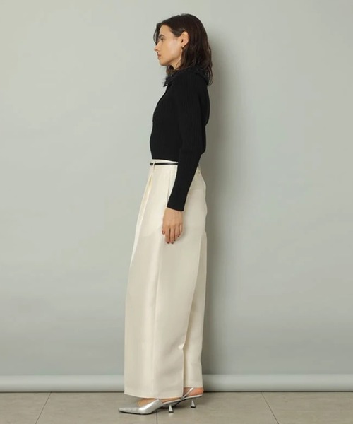 CADUNE(カデュネ)の「ドレスタックパンツ(その他パンツ・レディース・ホワイト/ライトブルー/ブラック・34/36/38/40)」の12枚目の写真