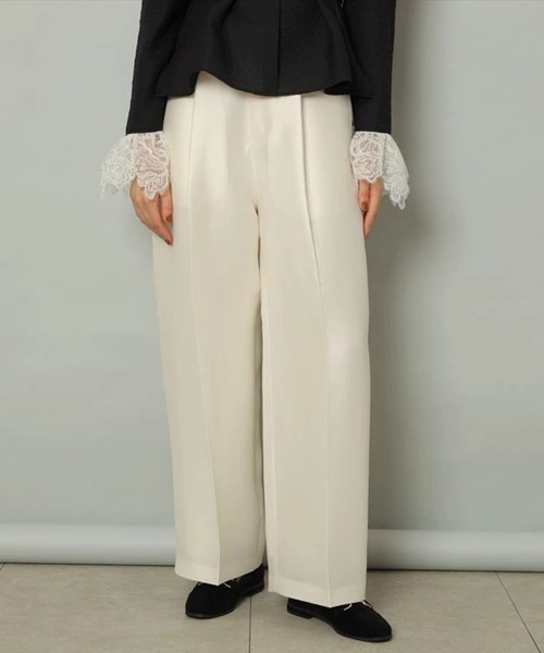 CADUNE(カデュネ)の「ドレスタックパンツ(その他パンツ・レディース・ホワイト/ライトブルー/ブラック・34/36/38/40)」の18枚目の写真