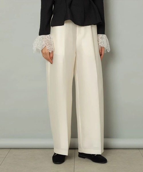 CADUNE(カデュネ)の「ドレスタックパンツ(その他パンツ・レディース・ホワイト/ライトブルー/ブラック・34/36/38/40)」の19枚目の写真