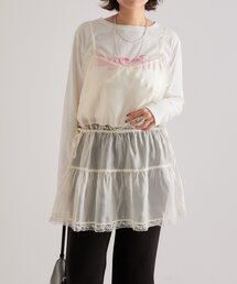 mystic | シアーレースキャミチュニック(シャツ/ブラウス)