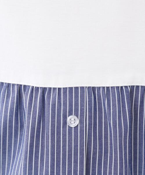 Reflect(リフレクト)の「【重ね着でも一枚着でも◎】ドッキングジャージトップス(Tシャツ/カットソー・レディース・ブルー系その他4/アイボリー・11/09)」の10枚目の写真