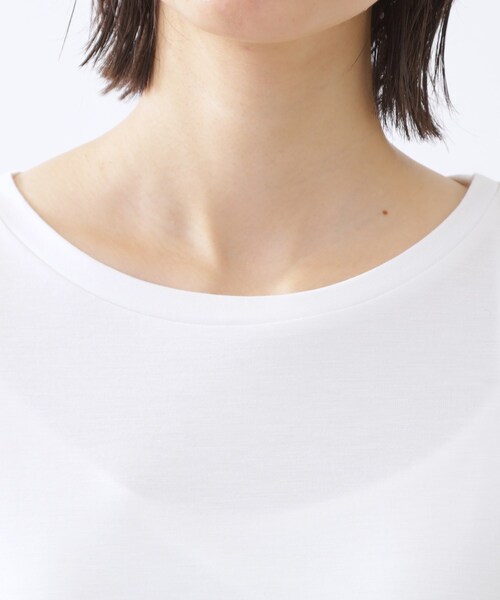 Reflect(リフレクト)の「【重ね着でも一枚着でも◎】ドッキングジャージトップス(Tシャツ/カットソー・レディース・ブルー系その他4/アイボリー・11/09)」の15枚目の写真